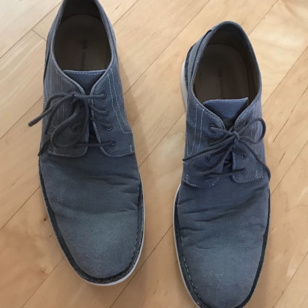 John Varvatos Oxford Canvas Shoes size 13